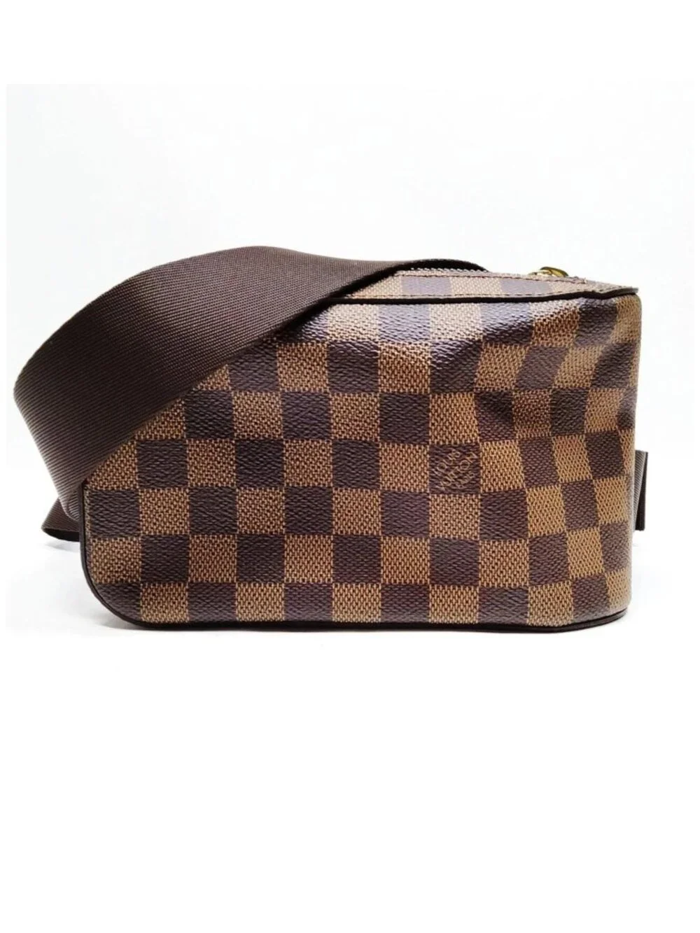 Authentic Louis Vuitton Geronimos Damier Ebene Sling Bag Crossbody Belt Bag